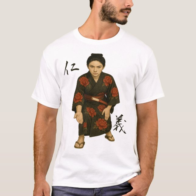 "Jin & Gi　The Code of the Chivalrous" T-Shirt (Vorderseite)