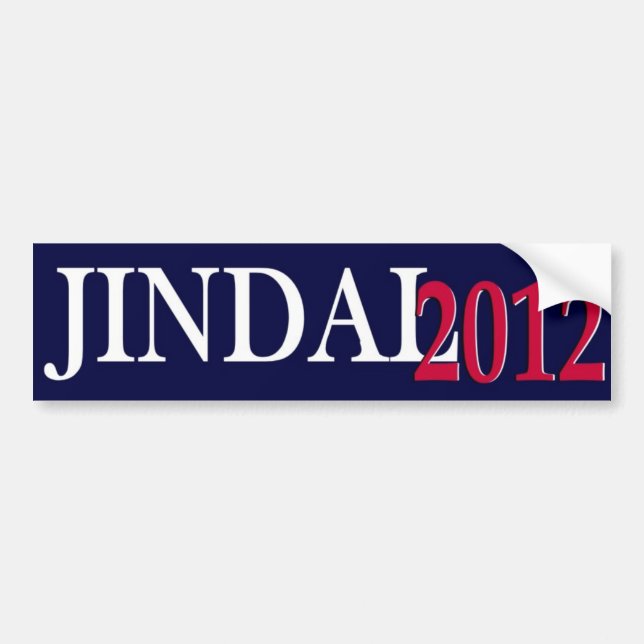 Jindal Autoaufkleber 2012 einfaches I (Vorne)