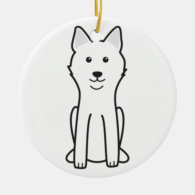Jindo Keramik Ornament (Vorne)