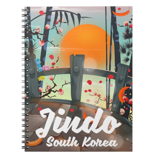 Jindo South korea Notizblock (Vorderseite)