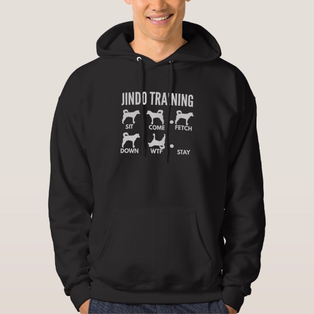 Jindo Training for Korean Jindo Dog Owners Hoodie (Vorderseite)
