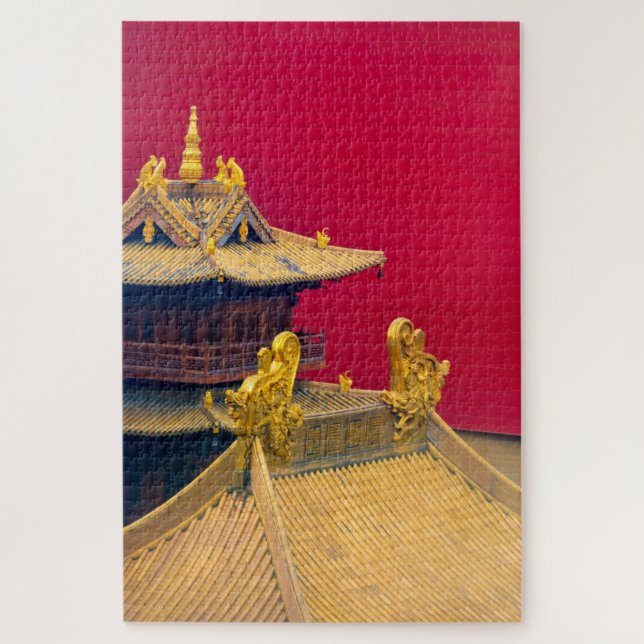 Jing'an Temple, Shanghai, China (Vertikal)