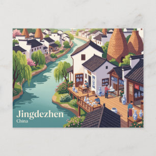Jingdezhen, China Postkarte