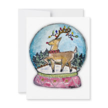 Jingle All The Way Rudolph Christmas Card
