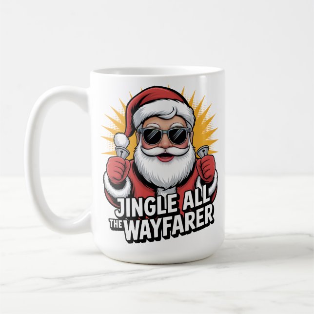 Jingle All the Wayfarer Kaffeetasse (Links)