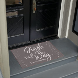 Jingle All Way - Personalisierte Weihnachten Fußmatte