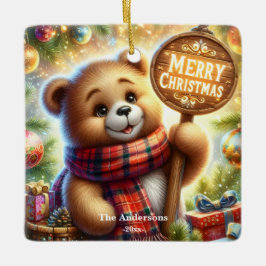 Jingle and Mingle Christmas Party Keramikornament