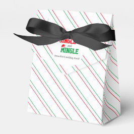 Jingle and Mingle Christmas Wedding Geschenkschachtel