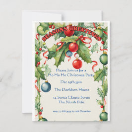 Jingle and Mingle: Eine Weihnachtsfeier für Party Einladung