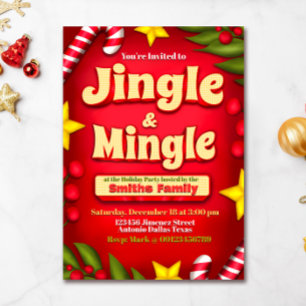 Jingle and Mingle Holiday Einladung