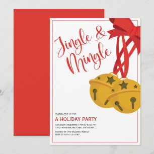 Jingle and Mingle Holiday Party - Einladung