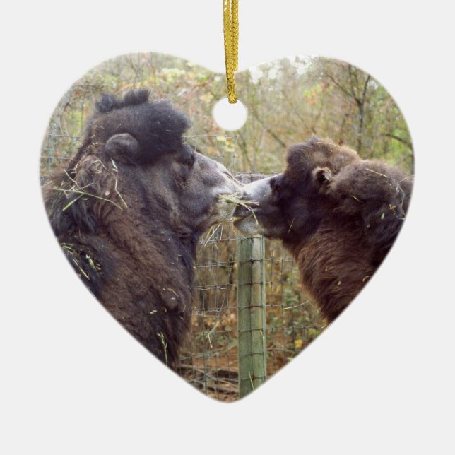 Jingle Baba und Google Mama Keramik Ornament (Vorne)