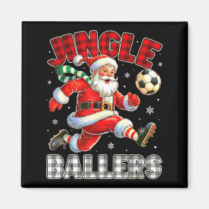 Jingle Ballers Weihnachtsmann Football Weihnachten Magnet