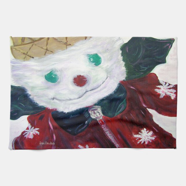 Jingle Bear Geschirrtuch (Horizontal)