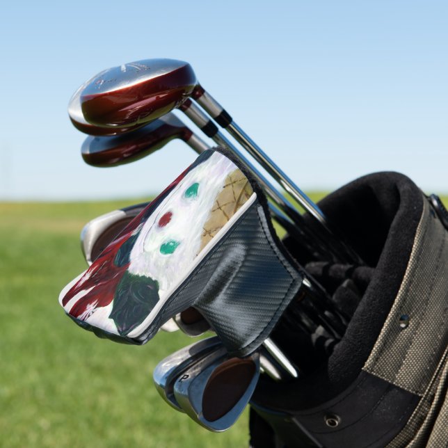 Jingle Bear Golf Headcover (In Situ)
