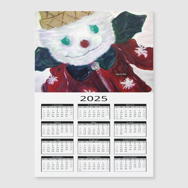 Jingle Bear Magnetkarte (Vorderseite)