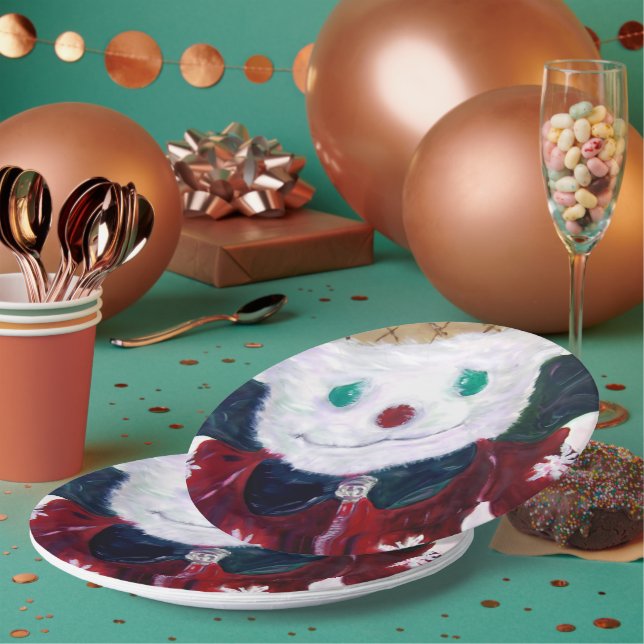 Jingle Bear Pappteller (Multi)