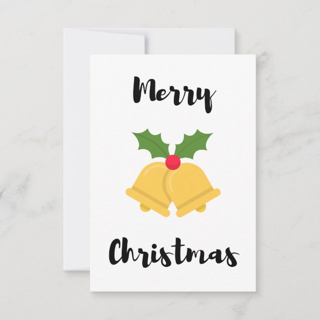 Jingle Bell Christmas Card Karte (Vorderseite)