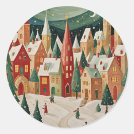 Jingle Bell Jubilee Runder Aufkleber