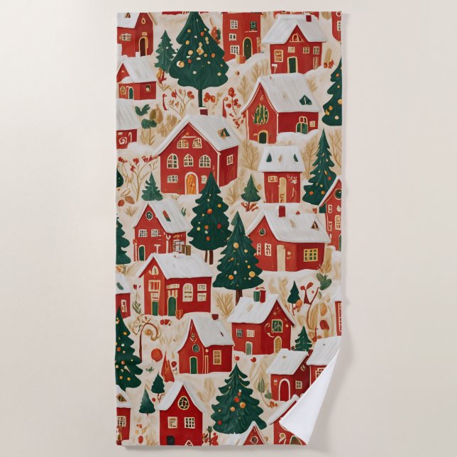 Jingle Bell Jubilee Strandtuch (Vorderseite)