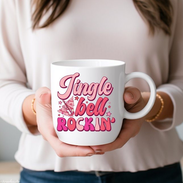 Jingle Bell Rockin's Christmas Drink Coffee Tasse (Von Creator hochgeladen)