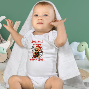 Jingle Bell Rockstar Baby Strampler