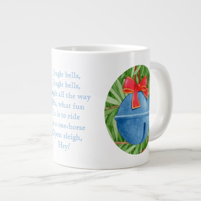 JINGLE BELLS Big White Tasse (Vorderseite Rechts)