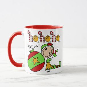 Jingle Bells Christmas Holiday Elf Tasse