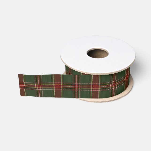 Jingle Bells Kariert Ripsband (Spule)