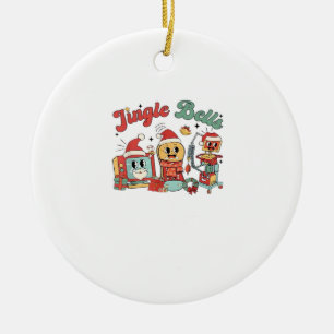 Jingle Bells Krankenschwester, Weihnachts Krankens Keramik Ornament