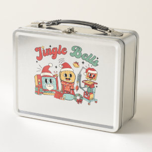 Jingle Bells Krankenschwester, Weihnachts Krankens Metall Brotdose