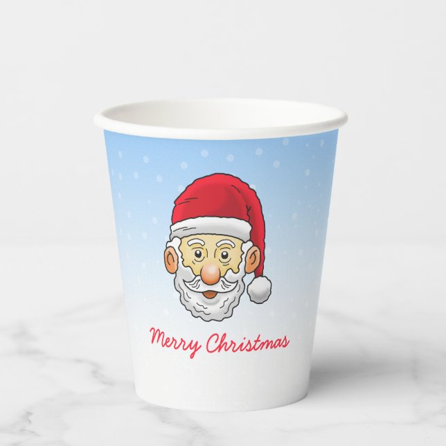 Jingle Bells mit Santa Pappbecher (Vorderseite)