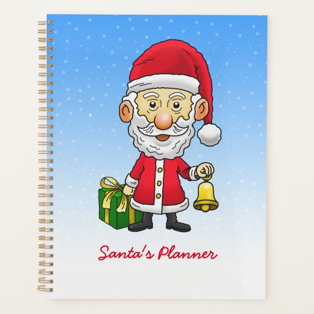 Jingle Bells mit Santa Planer (Vorderseite)