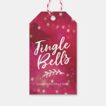 Jingle Bells Personalisierte Weihnachtsgeschenk-Ta