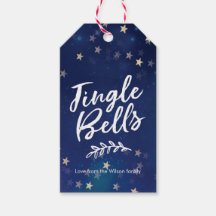 Jingle Bells Personalisierte Weihnachtsgeschenk-Ta