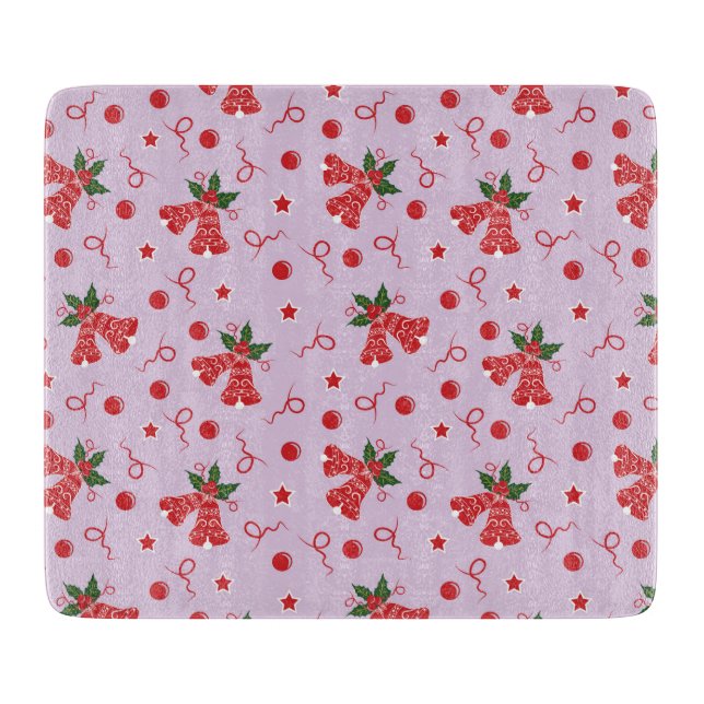 Jingle Bells Schneidebrett (Vorderseite)