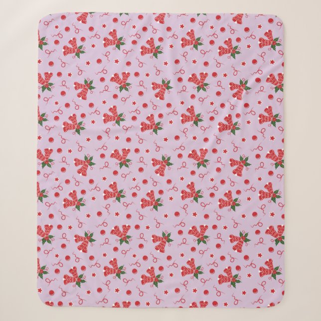 Jingle Bells Sherpadecke (Vorderseite)