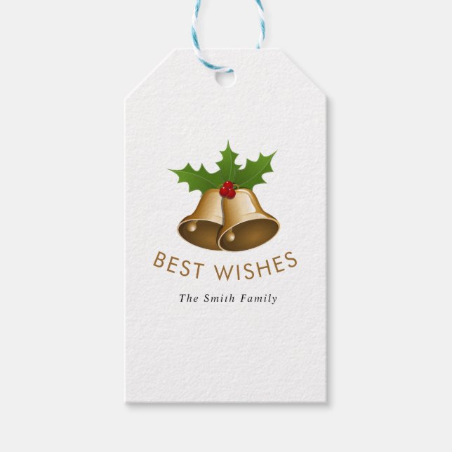 Jingle Bells Smith Family Geschenkanhänger (Vorderseite)