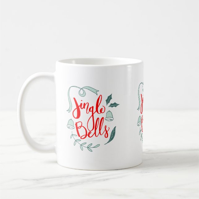 Jingle Bells Urlaub Kaffeetasse (Links)