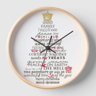 "Jingle Bells" (Wall Clock) Uhr