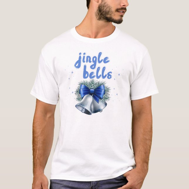Jingle Bells, Weihnachten. T-Shirt (Vorderseite)