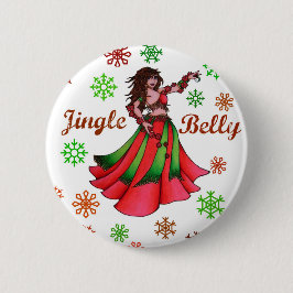 Jingle Bly Dancer Original Art Button