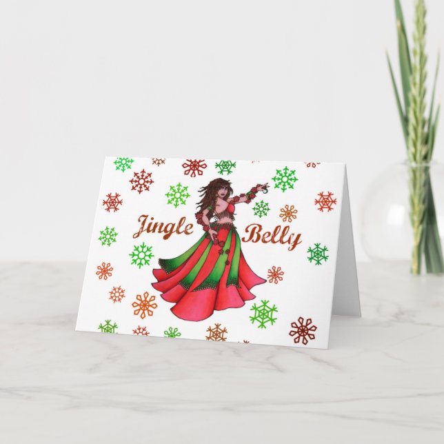Jingle Bly Holiday Card Feiertagskarte (Vorderseite)