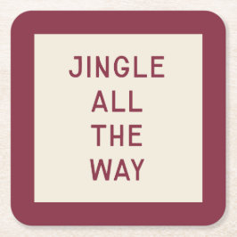 Jingle | Christmas Carol Untersetzer
