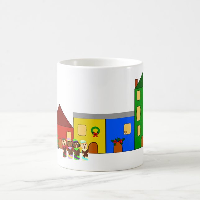 Jingle Claws Train Town Wrap-Around-Tasse #1 Kaffeetasse (Mittel)