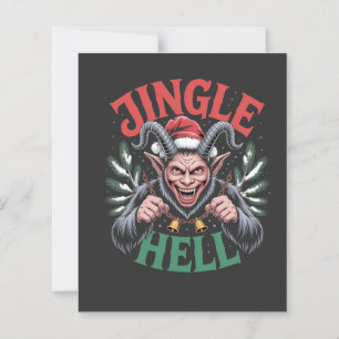 Jingle Hell Christmas Krampus Evil Xmas