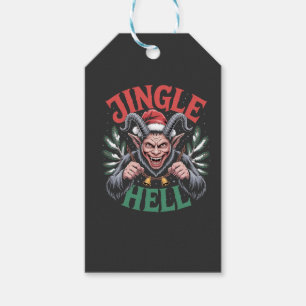 Jingle Hell Christmas Krampus Evil Xmas Geschenkanhänger
