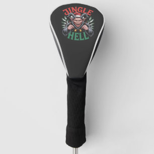 Jingle Hell Christmas Krampus Evil Xmas Golf Headcover