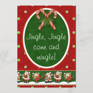 Jingle, Jingle komm und mingle!Weihnachtsgebäck Einladung