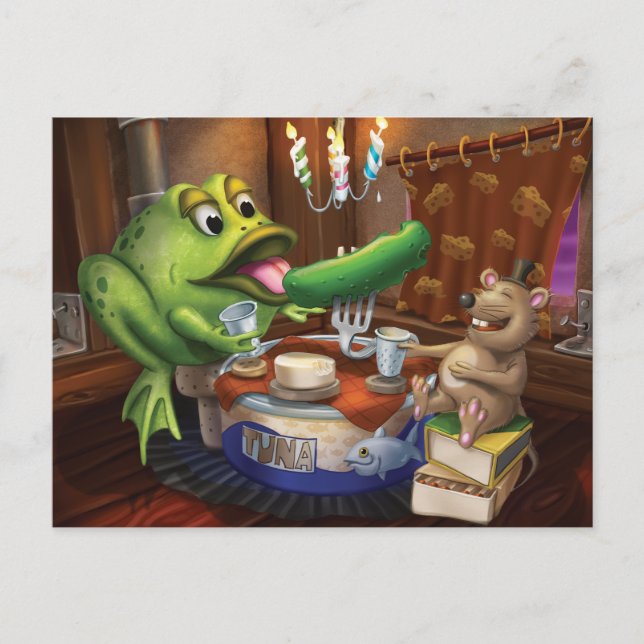 Jingle Jingle Little Gnome Best Friends Postcard Postkarte (Vorderseite)